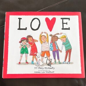 Children's Book 'LOVE' with Heart Design